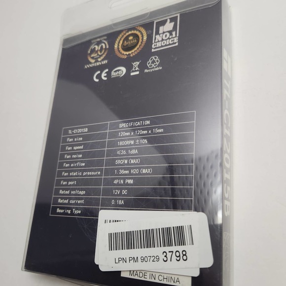 Thermalright TL - C12015B 120 MM Ultra Thin Fan - Picture 2 of 3
